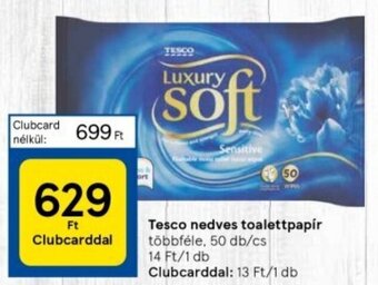 Tesco Tesco nedves toalettpapír 50 db ajánlat
