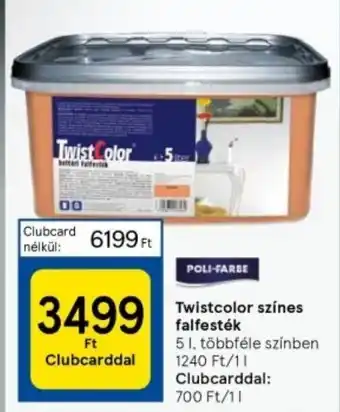Tesco Twistcolor színes falfesték 5 l ajánlat