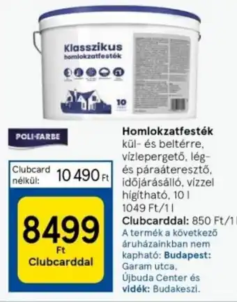 Tesco Homlokzatfesték 10 l ajánlat