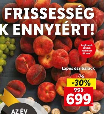 Lidl Lapos őszibarack 1 kg ajánlat