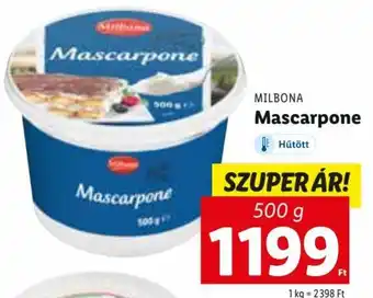 Lidl MILBONA Mascarpone 500 g ajánlat