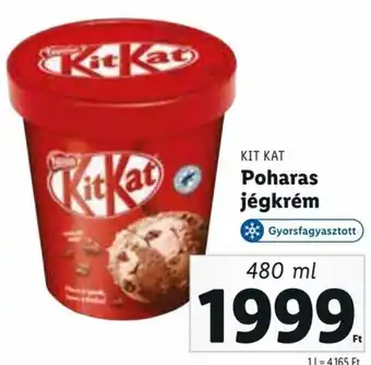 Lidl ΚΙΤ ΚΑΤ Poharas jégkrém 480 ml ajánlat