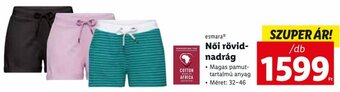 Lidl esmara Női rövid-nadrág 1 db ajánlat