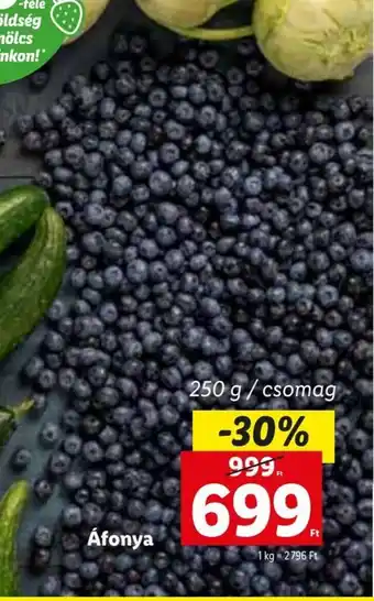 Lidl Áfonya 250 g ajánlat