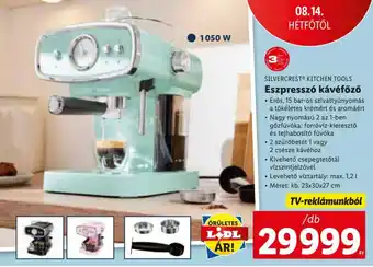Lidl SILVERCREST KITCHEN TOOLS Eszpresszó kávéfőző 1 db ajánlat