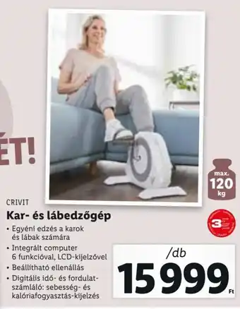 Lidl CRIVIT Kar- és lábedzőgép 1 db ajánlat