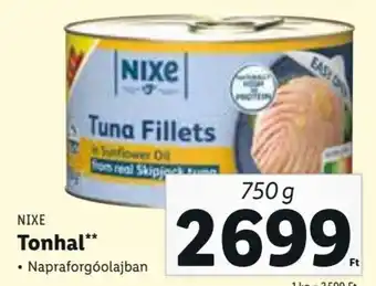 Lidl NIXE Tonhal 750 g ajánlat