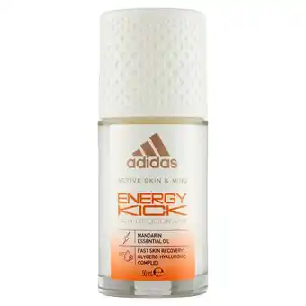 Rossmann Adidas active skin&mind energy kick unisex golyós dezodor - 50 ml ajánlat