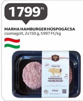 Auchan MARHA HAMBURGER HÚSPOGÁCSA 2 x 150 g ajánlat
