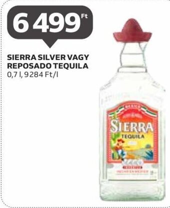 Auchan SIERRA SILVER VAGY REPOSADO TEQUILA 0,7 l ajánlat
