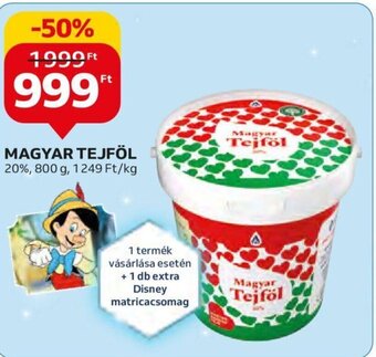Auchan MAGYAR TEJFÖL 800 g ajánlat
