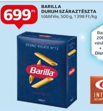 Auchan BARILLA DURUM SZÁRAZTÉSZTA 500 g ajánlat