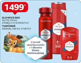 Auchan OLD SPICE DEO stb. 50 - 400 ml ajánlat