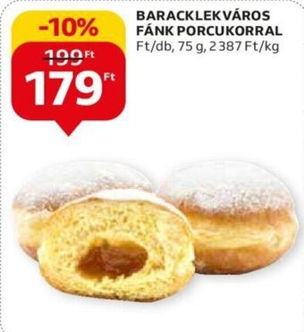 BARACKLEKVÁROS FÁNK PORCUKORRAL 75 g