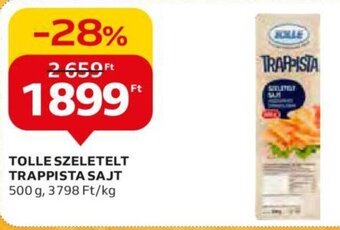 Auchan TOLLE SZELETELT TRAPPISTA SAJT 500 g ajánlat
