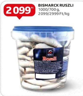 Auchan BISMARCK RUSZLI 1000 / 700 g ajánlat