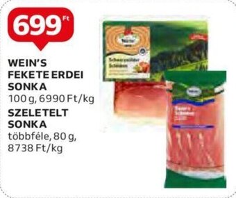 Auchan WEIN'S FEKETE ERDEI SONKA stb. 100 / 80 g ajánlat
