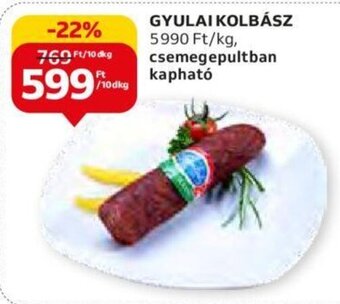 Auchan GYULAI KOLBÁSZ 10 dkg ajánlat