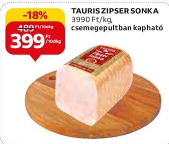 Auchan TAURIS ZIPSER SONKA 10 dkg ajánlat