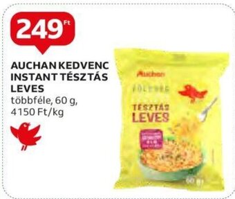 Auchan AUCHAN KEDVENC INSTANT TÉSZTÁS LEVES 60 g ajánlat