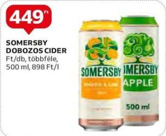 Auchan SOMERSBY DOBOZOS CIDER 500 ml ajánlat