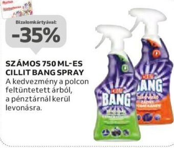 Auchan SZÁMOS 750 ML-ES CILLIT BANG SPRAY ajánlat