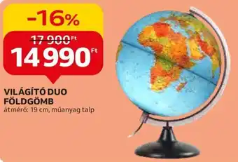 Auchan VILÁGÍTÓ DUO FÖLDGÖMB 1 db ajánlat