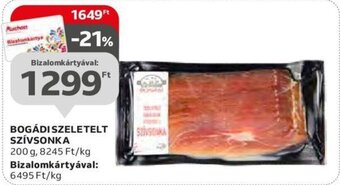 Auchan BOGÁDI SZELETELT SZÍVSONKA 200 g ajánlat
