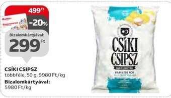 Auchan CSÍKI CSIPSZ 50 g ajánlat
