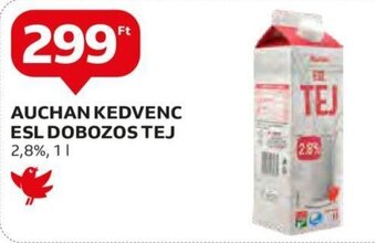 Auchan AUCHAN KEDVENC ESL DOBOZOS TEJ 1 l ajánlat