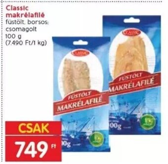 Spar Classic makrélafilé 100 g ajánlat