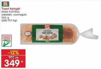 Spar Toast kenyér 500 g ajánlat