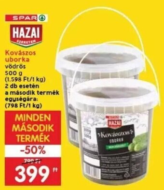 Spar SPAR Kovászos uborka 500 g ajánlat