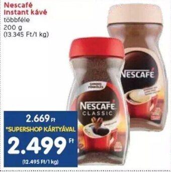Spar Nescafé Instant kávé 200 g ajánlat