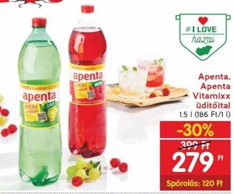 Spar Apenta, Apenta Vitamixx üdítőital 1,5 l ajánlat