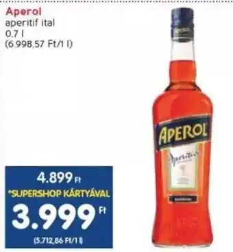 Spar Aperol 0,7 l ajánlat