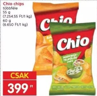 Spar Chio chips 55 / 60 g ajánlat