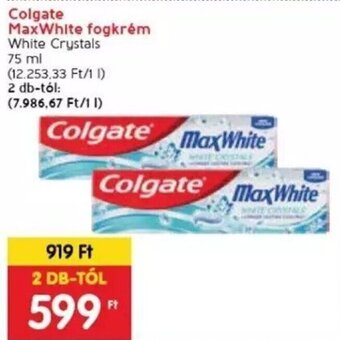Spar Colgate Max White fogkrém 75 ml ajánlat