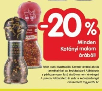 Spar Minden Kotányi malom árából! ajánlat