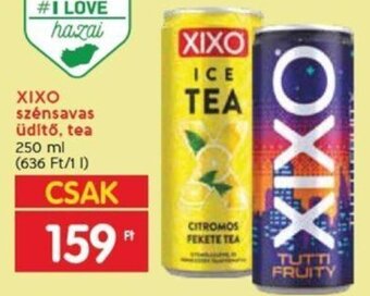 Spar XIXO szénsavas üdítő, tea 250 ml ajánlat