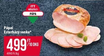 Coop Pápai Esterházy sonka 10 dkg ajánlat