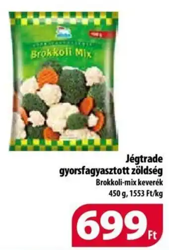 Coop Jégtrade gyorsfagyasztott zöldség 450 g ajánlat