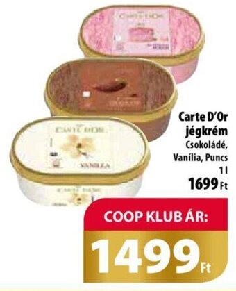 Coop Carte D'Or jégkrém 1 l ajánlat