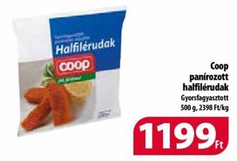 Coop panírozott halfilérudak 500 g