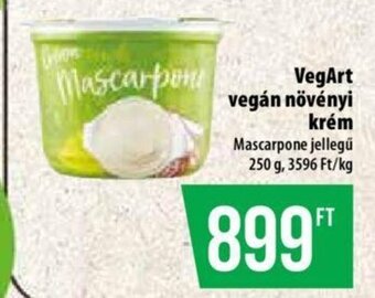 Coop VegArt vegán növényi krém 250 g ajánlat