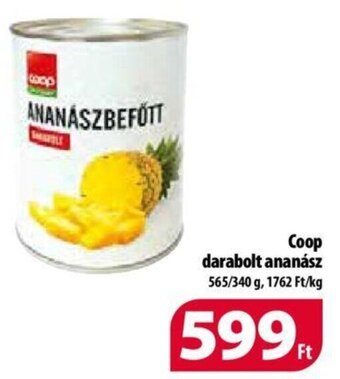 Coop Coop darabolt ananász 565 / 340 g ajánlat