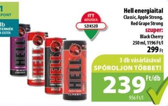 Coop Hell energiaital 250 ml ajánlat