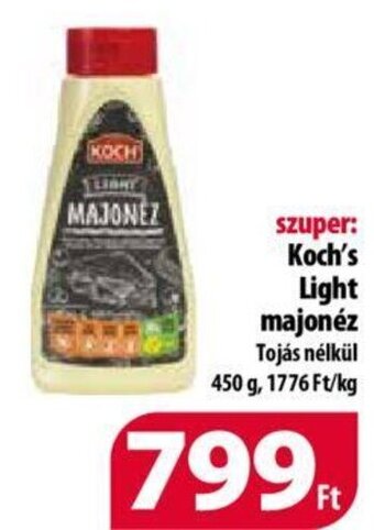 Coop Koch's Light majonéz 450 g ajánlat