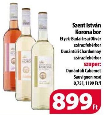 Coop Szent István Korona bor 0,75 l ajánlat