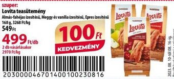 Coop Lovita teasütemény 168 g ajánlat